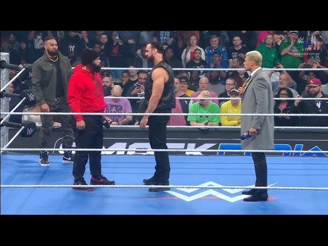 Jacob Fatu HATES Cody Rhodes and Drew Mcintyre WWE Smackdown February 14, 2025