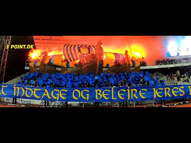 Brøndbys vikingeskibs-tifo mod AGF - 2019/11/24