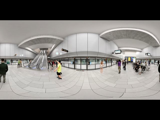 Sydney Metro: Parramatta metro station 360 degrees