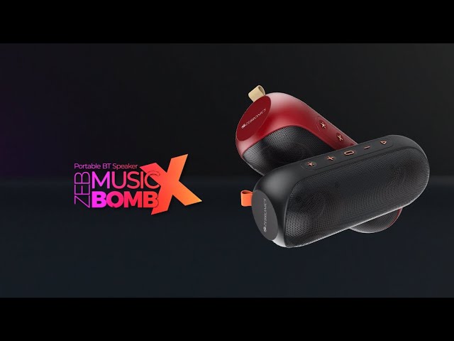 Zeb Music Bomb X – Wireless Portable Speaker | Zebronics