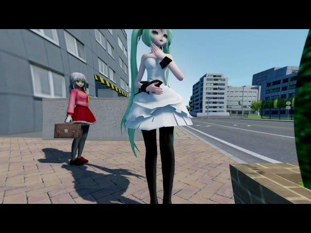 "Letter song" VR MMD