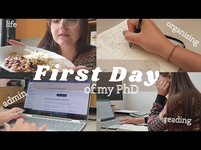 First day as a PhD student - PhD vlog 1