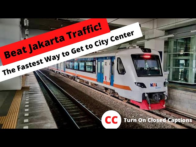 Jakarta Airport to City Center | Jakarta Guide | Indonesian Train | Soekarno–Hatta Airport Rail Link