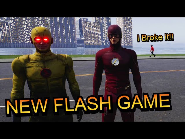 I BROKE the NEW Flash Game!! The Flash: Speedster Showdown