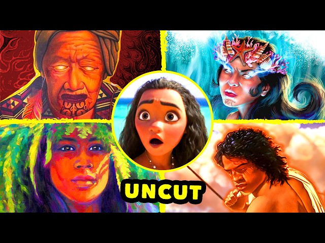 The VERY Messed Up Origins of Moana (UNCUT!)