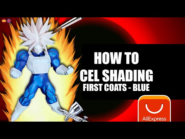 Tutorial como pintar figuras cel shading / estilo Anime - Super Trunks Dragon Ball Z - Episodio 1