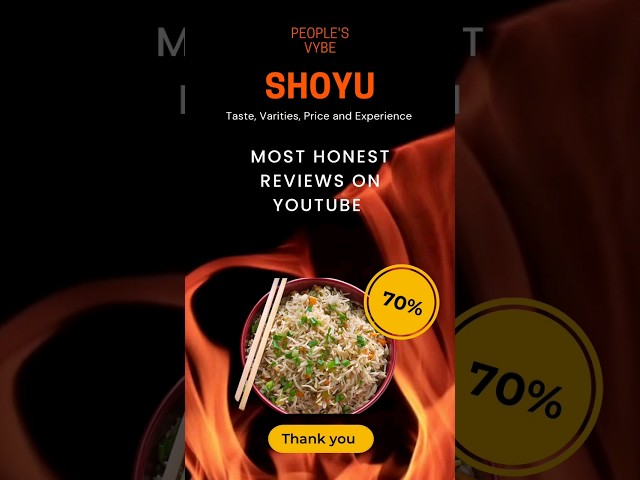 Shoyu Restaurant Fried rice Price, Taste and Review #nagachaitanya #swiggy