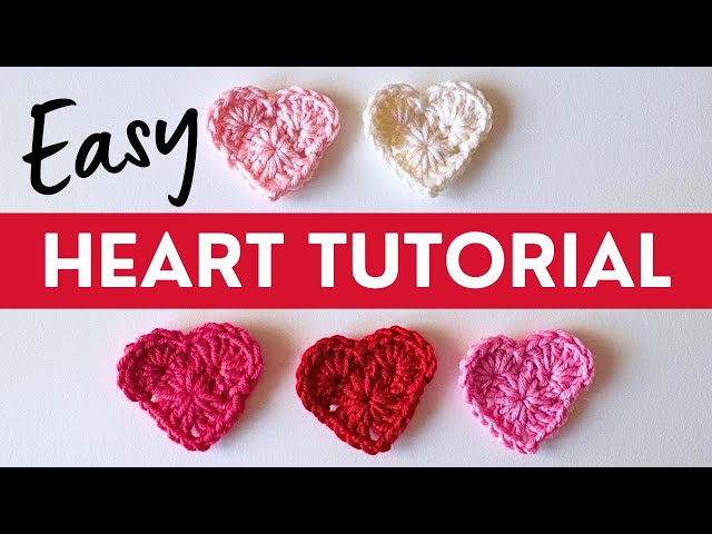 Crochet a Heart in 5 minutes! ❤️ Perfect For Your Valentine ❤️