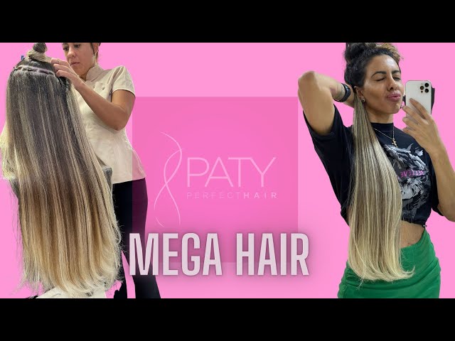 Mega Hair Loiro e Super Natural.