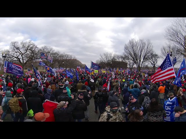 360 Video ~ Trump speech at March for Trump (Part 3)