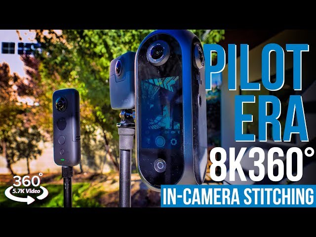 Pilot Era 8K VR Camera hand-on Review vs Insta360 ONE X & GoPro Fusion in 360°