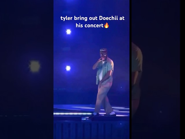 you won’t believe who Tyler brought out at his concert 🤯 #tylerthecreator #rap #shorts