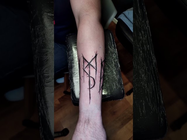 Viking runes tattoo #vikingtattoo