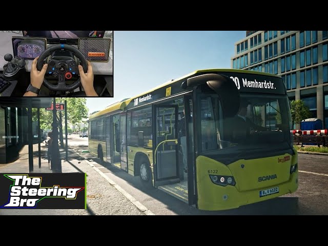 First Time Driving a Bus - Realistic Bus Simulator | G29 Steering Wheel & Gear Shifter Gameplay