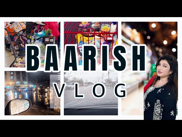 BARISH ME MONTHLY GROCERY | MONTHLY GROCERY VLOG | Asmaasgharrizvi