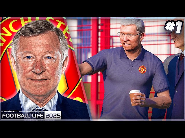 ALEX FERGUSON TO SAVE MANCHESTER UNITED 👀| Manchester United | Football Life 2025| Master League| #1