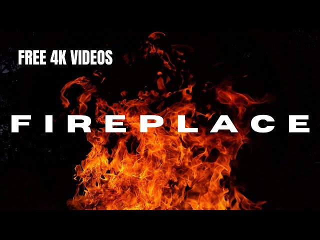 4K/HD FIREPLACE/CRACKLING FIRE/LIVING ROOM FIREPLACE STOCK FOOTAGE - COPYRIGHT-FREE VIDEOS.