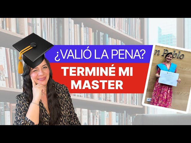 ¡La Realidad de ESTUDIAR un MASTER en España! 😨📚