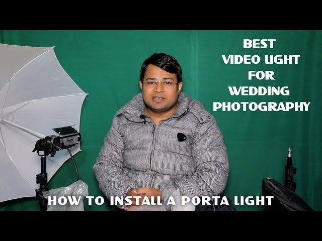 Best Video Light for Wedding Photography | How to Install a Porta Light | Porta Light Unboxing Video