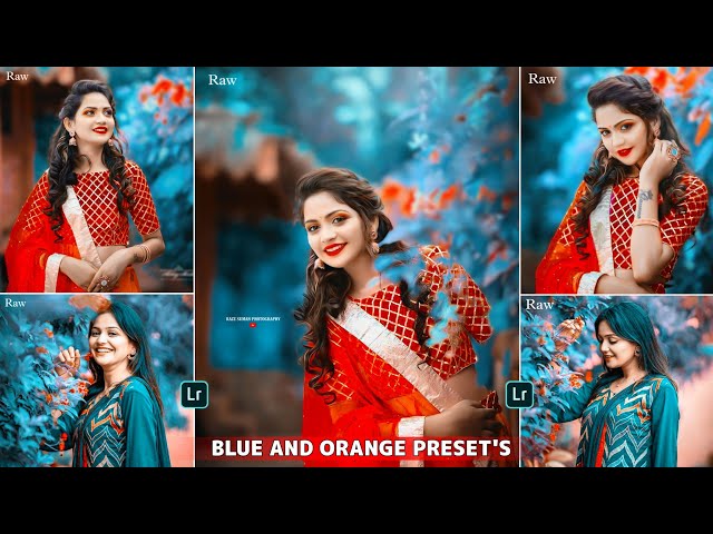 Blue and orange lightroom preset | Lightroom blue and orange preset | Aqua blue lightroom editing