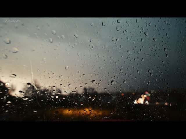 Barulho de Chuva para Dormir Bem e Acalmar a Mente - Som de Chuva Forte e Trovões Pela Janela