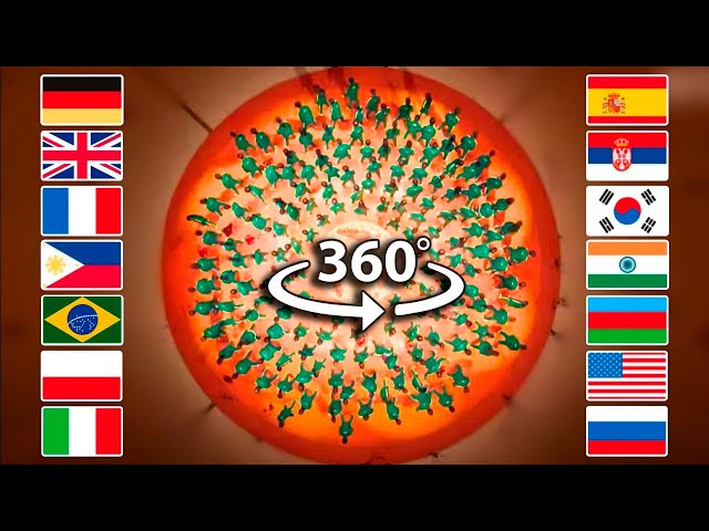 360° VR Mingle Game song in over 10 different languages | Squid game