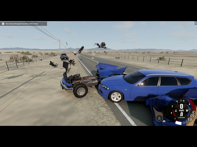 mentally destroying the police in beam ng drive