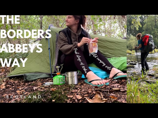 Solo hiking ANXIOUS newbie WILD camper perspective | Story of Borders Abbey Way