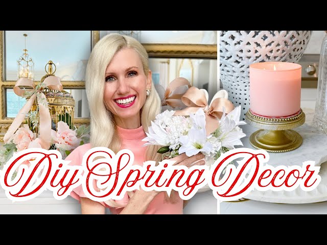 *SPRING DECOR* EVERYONE Can DIY On A BUDGET! + WEDDING DAY REVEAL!