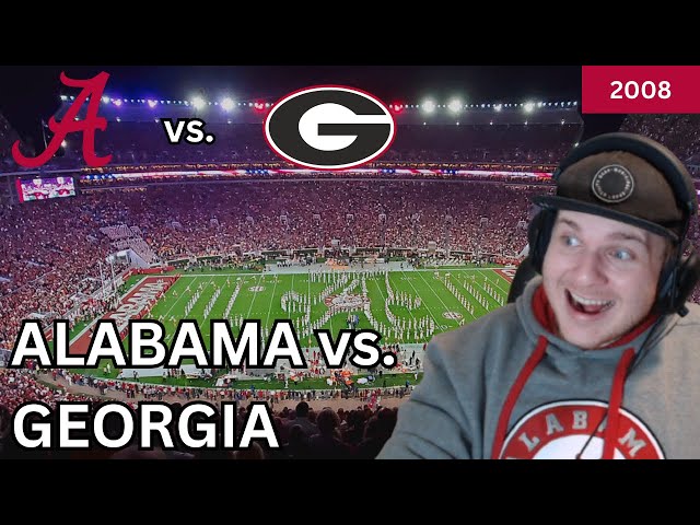 ALABAMA VS GEORGIA 2008 (REACTION)