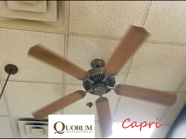 2 52" Quorom Capri Ceiling Fans