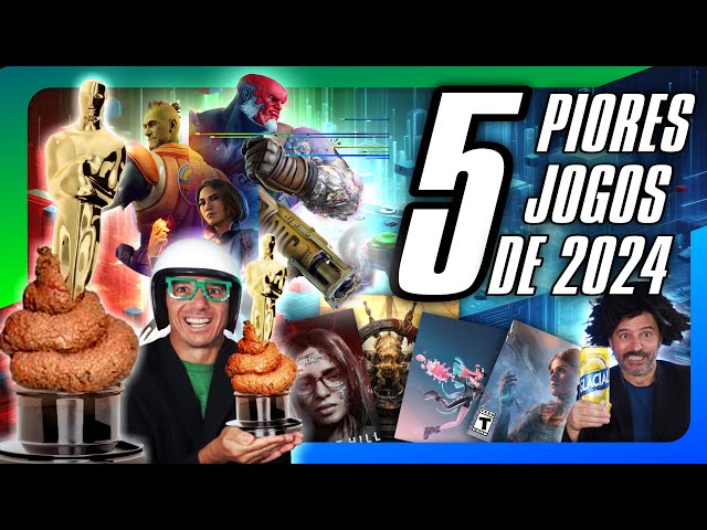 🎮😂 Os 5 PIORES Jogos de 2024 dos Irmãos Piologo #pioresjogos