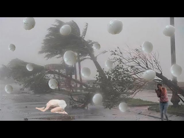 Apocalypse in China: the sky falls to earth in the form of ball-sized hail