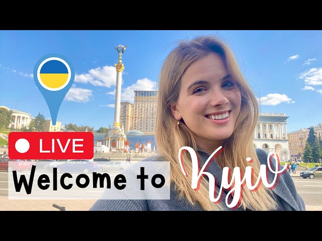 LIVE From Kyiv, Ukraine | Downtown City Tour