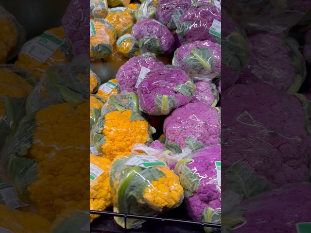 Orange-purple cauliflower kazhichitundo???….#vegetables #exotic #varitey