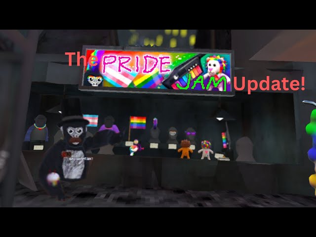 Gorilla tag's Gay update! (New cosmetics and Fursuit)