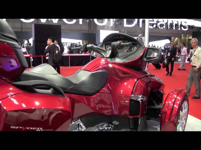 カンナム「スパイダーRTリミテッド」【東京モーターショー2015】can-am Spyder RT Limited | Tokyo Motor Show 2015