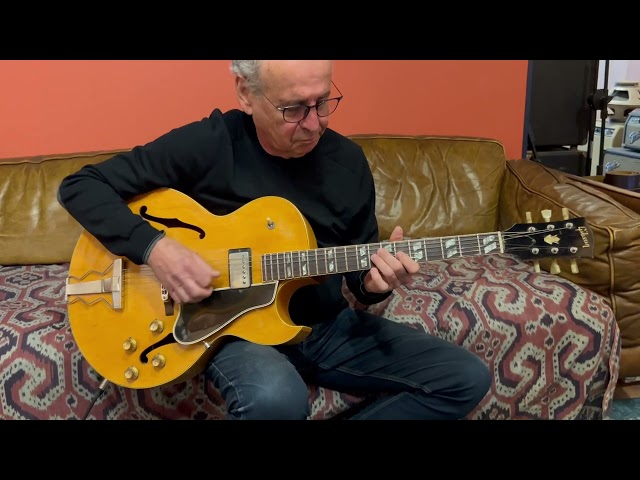 Gerard PANSANEL sur une GIBSON ES-175 de 1958 #gibsonES175 (part III)