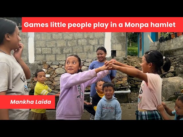 Games little people play in a Monpa hamlet | The 'Walnut' game