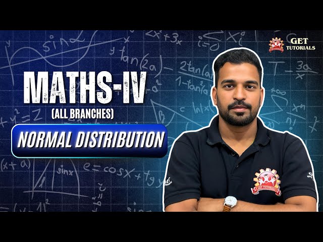 Maths-4 (All Branches) || Normal Distribution || Probability Distribution || Surendra Sir