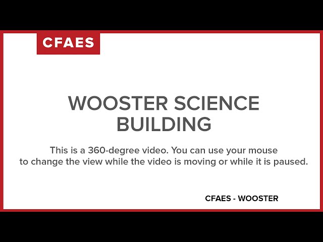 CFAES Wooster New Science Building