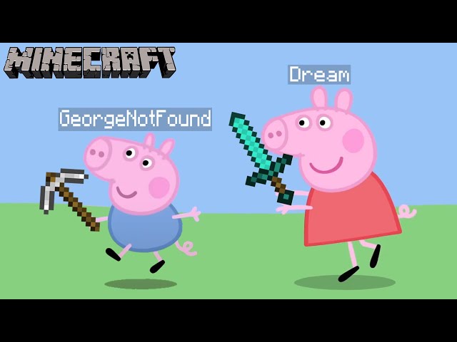 Minecraft Manhunt But It's Peppa Pig