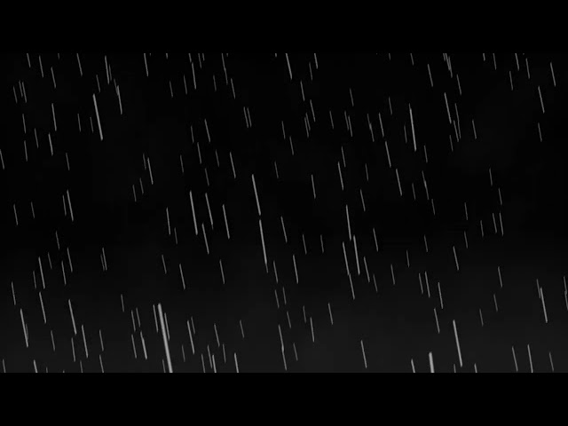 Rain fall black screen | Thunder Effect Black Background ⚡ | Rainfall effect black screen  ⛈⚡