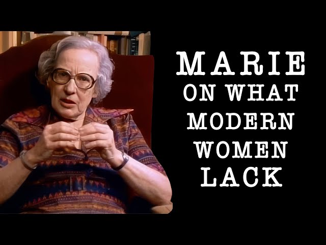 What Modern Women Lack: Marie-Louise von Franz on the Varied Expressions of Women's Animus *Restored