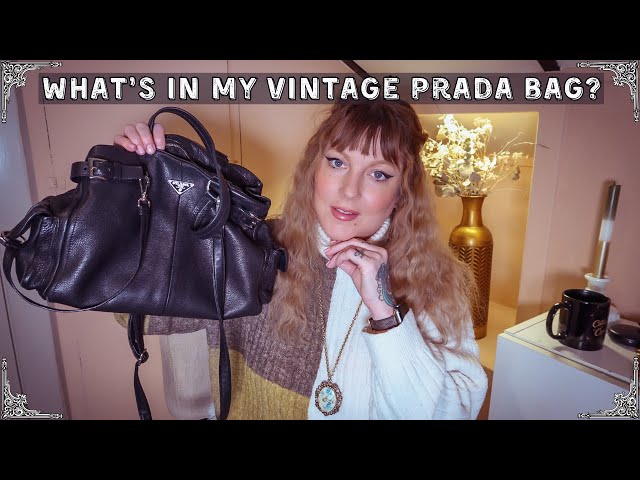 Cleaning Out, Repairing, & Restoring a Vintage Prada Bag