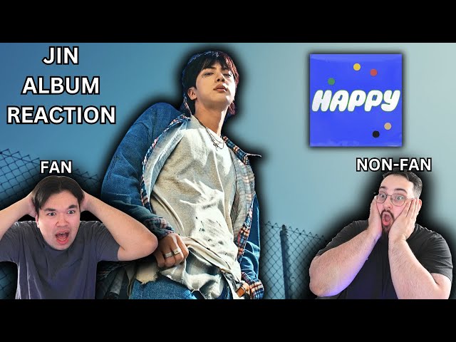 Non Kpop Fan First Listen to BTS Jin(진) HAPPY ALBUM REACTION