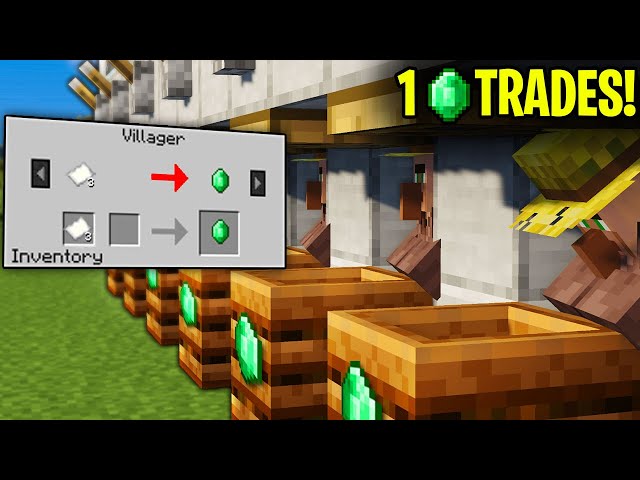 Minecraft 1.21 Villager Trading Hall Tutorial