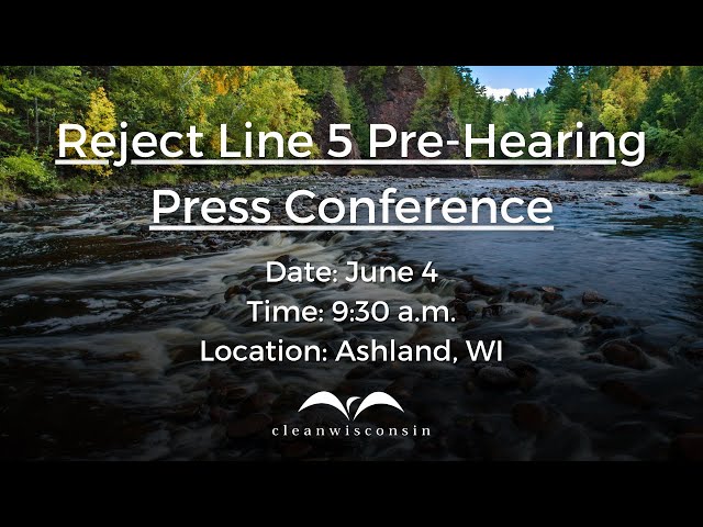 Tribe, Environmental Groups Hold Press Conference on Controversial Line 5 Pipeline Project