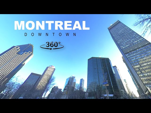 [360° Video] Downtown Montreal