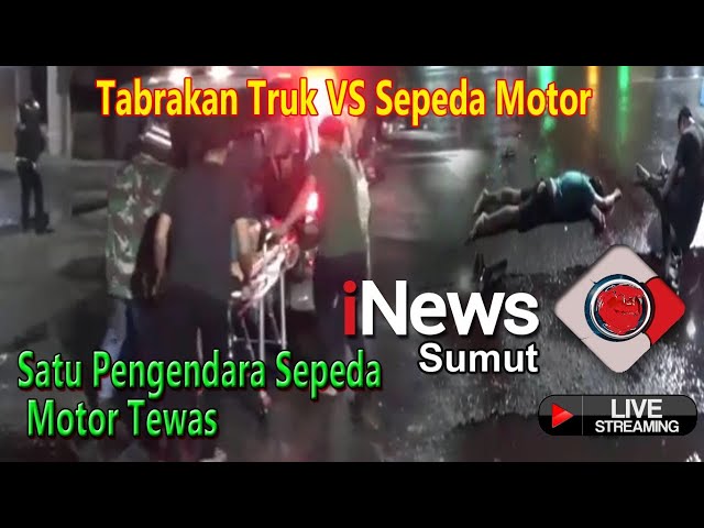 Tabrakan Truk VS  Sepeda Motor part2